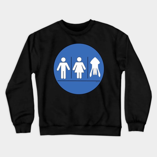 All Species Restroom Crewneck Sweatshirt by StacyLGage